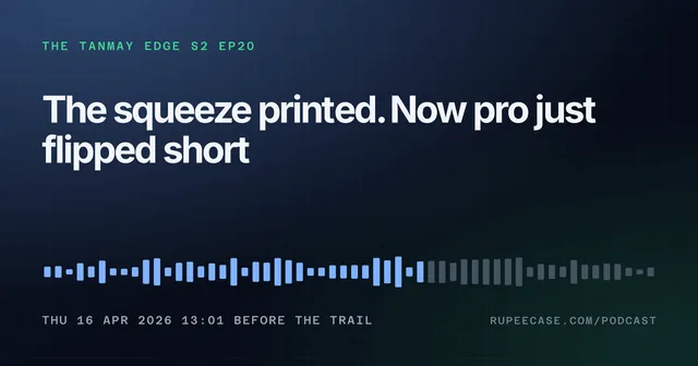 The Tanmay Edge EP20 card: The squeeze printed. Now pro just flipped short